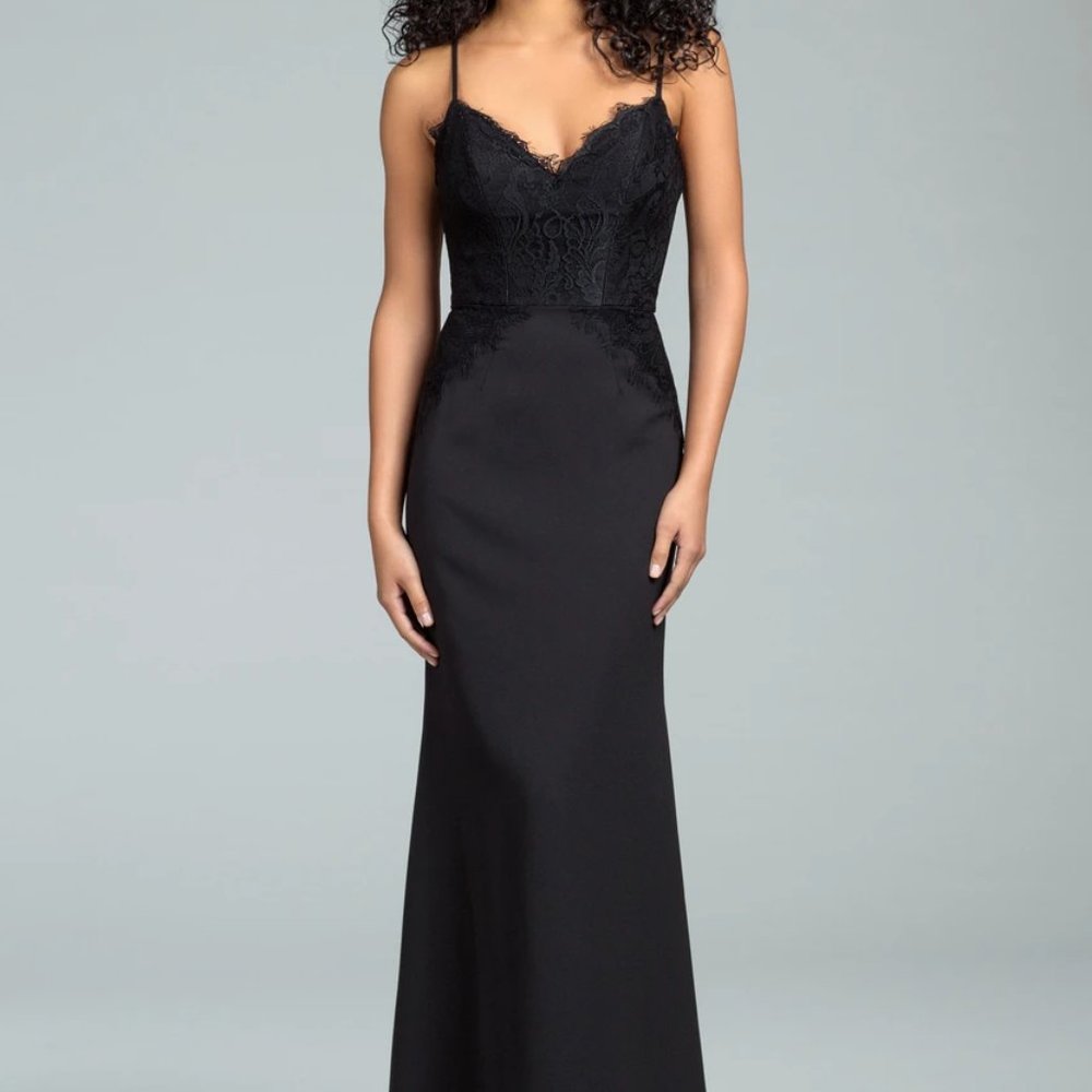 Haley Paige Style 5814 Black Dress Size 4